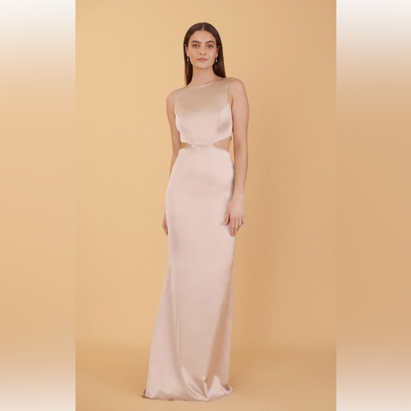 Arti Gogna evening gown in gold - size small - Picture 1 of 7